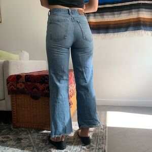 Aritzia Denim Forum “The Farrah” High Rise Wide Leg Jeans